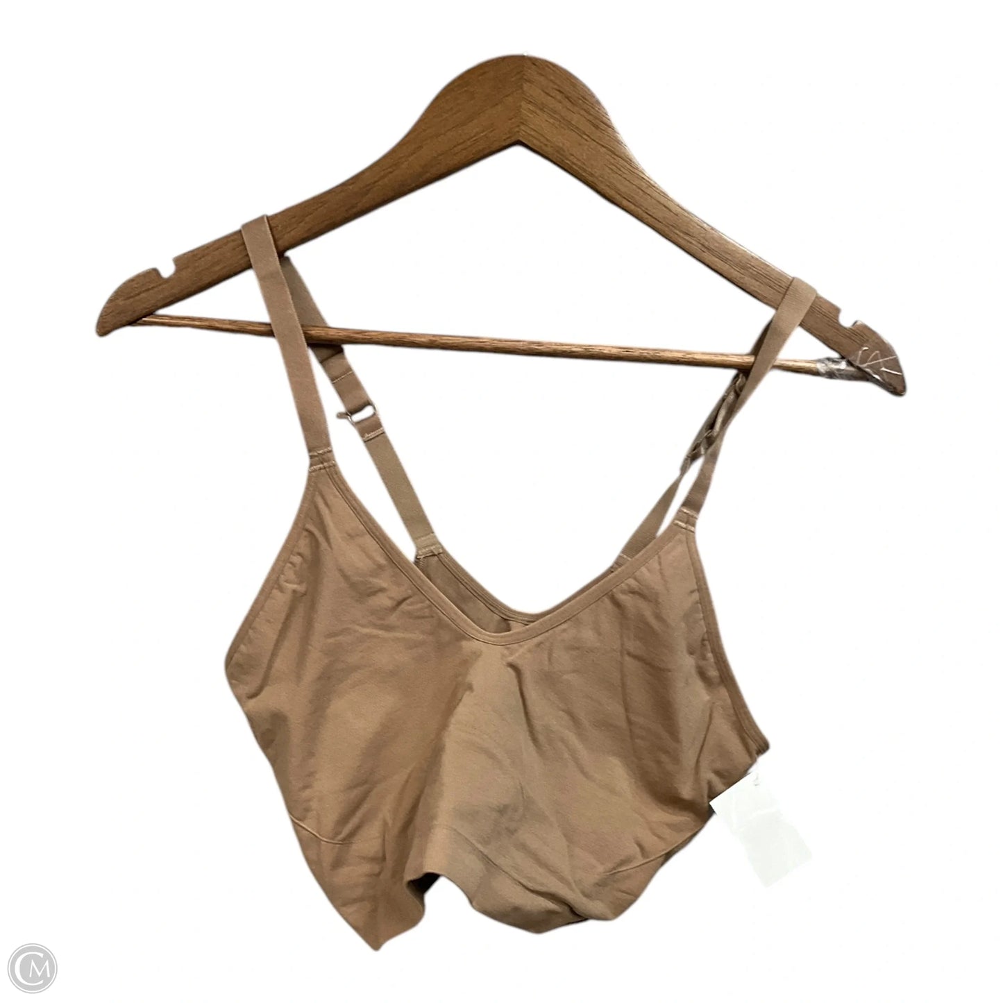 Athletic Bra By Clothes Mentor In Tan, Size: 1x