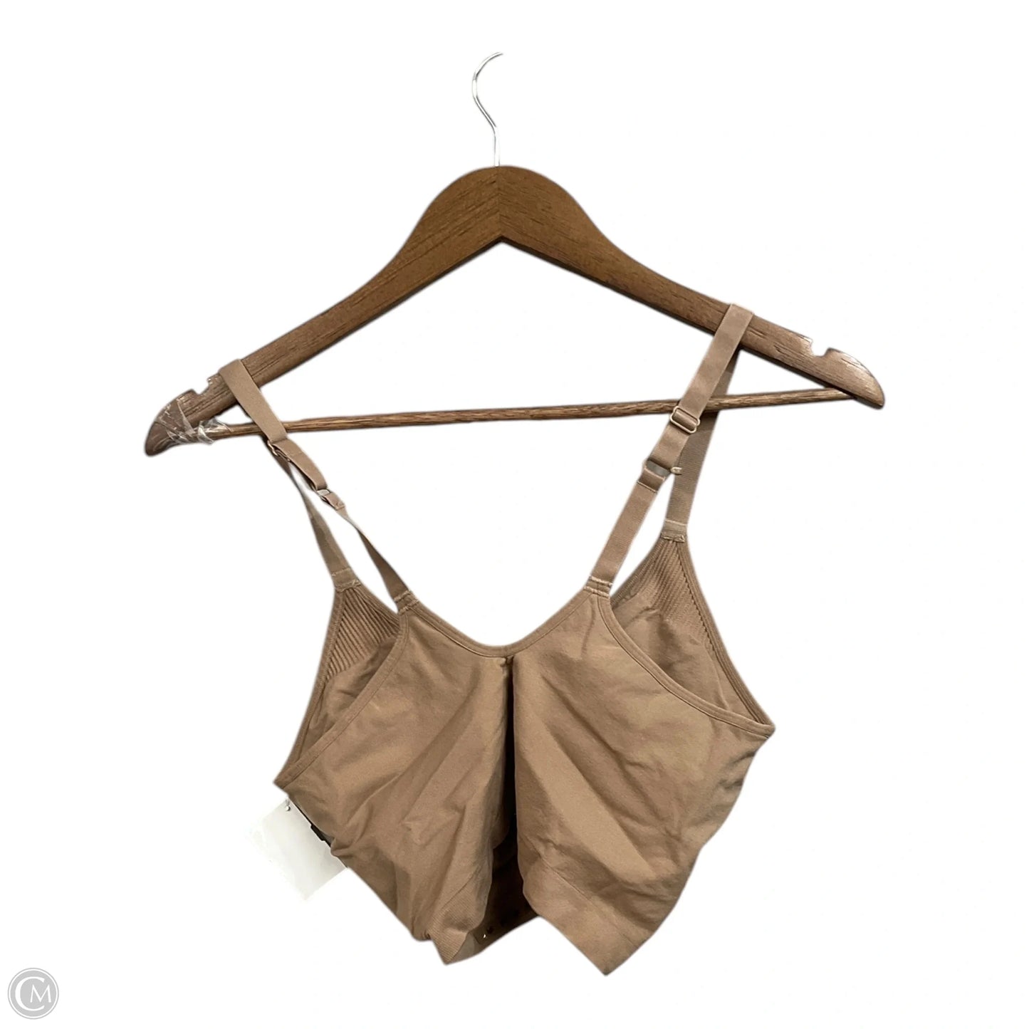 Athletic Bra By Clothes Mentor In Tan, Size: 1x