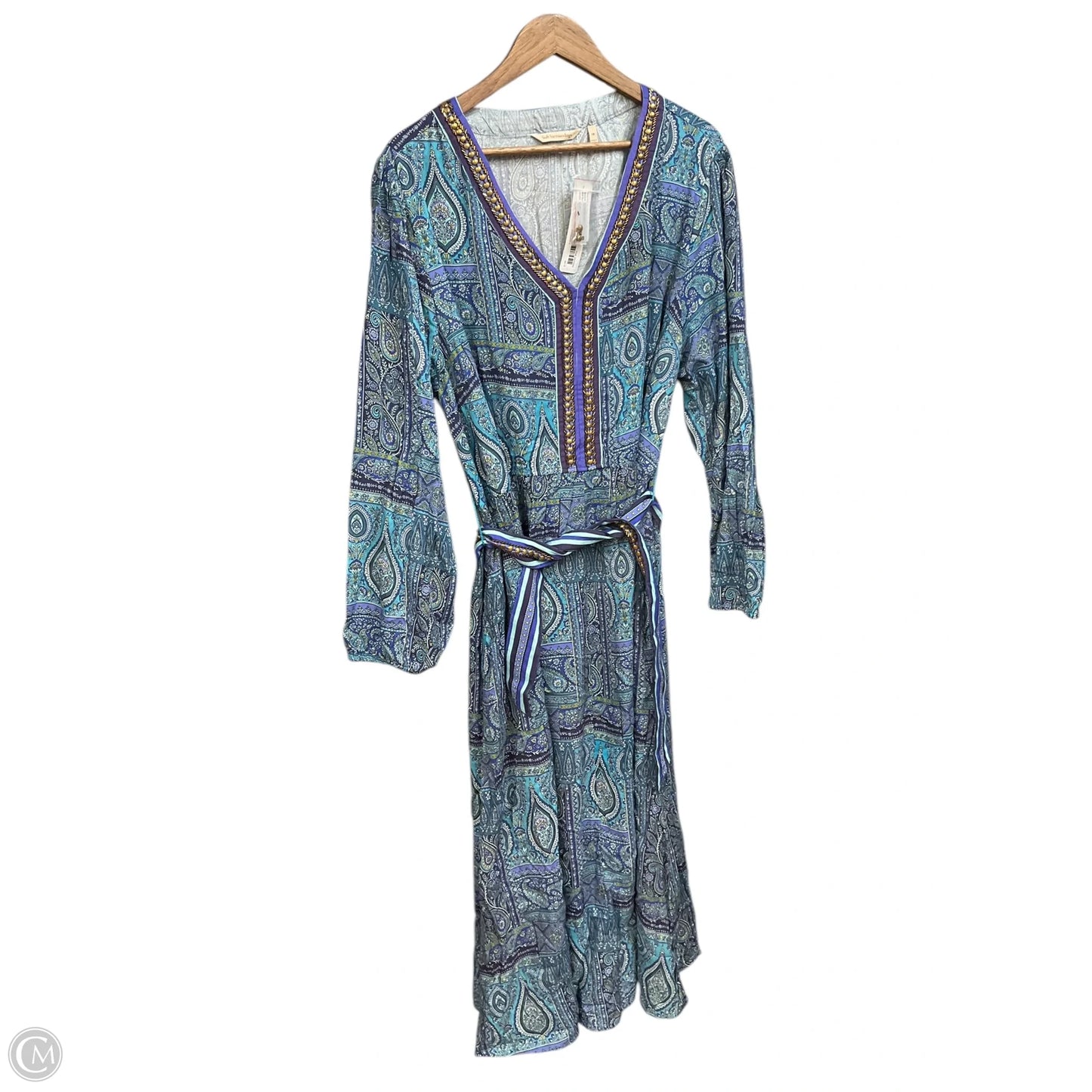 Dress Casual Maxi By Soft Surroundings In Blue & Green, Size: 1x