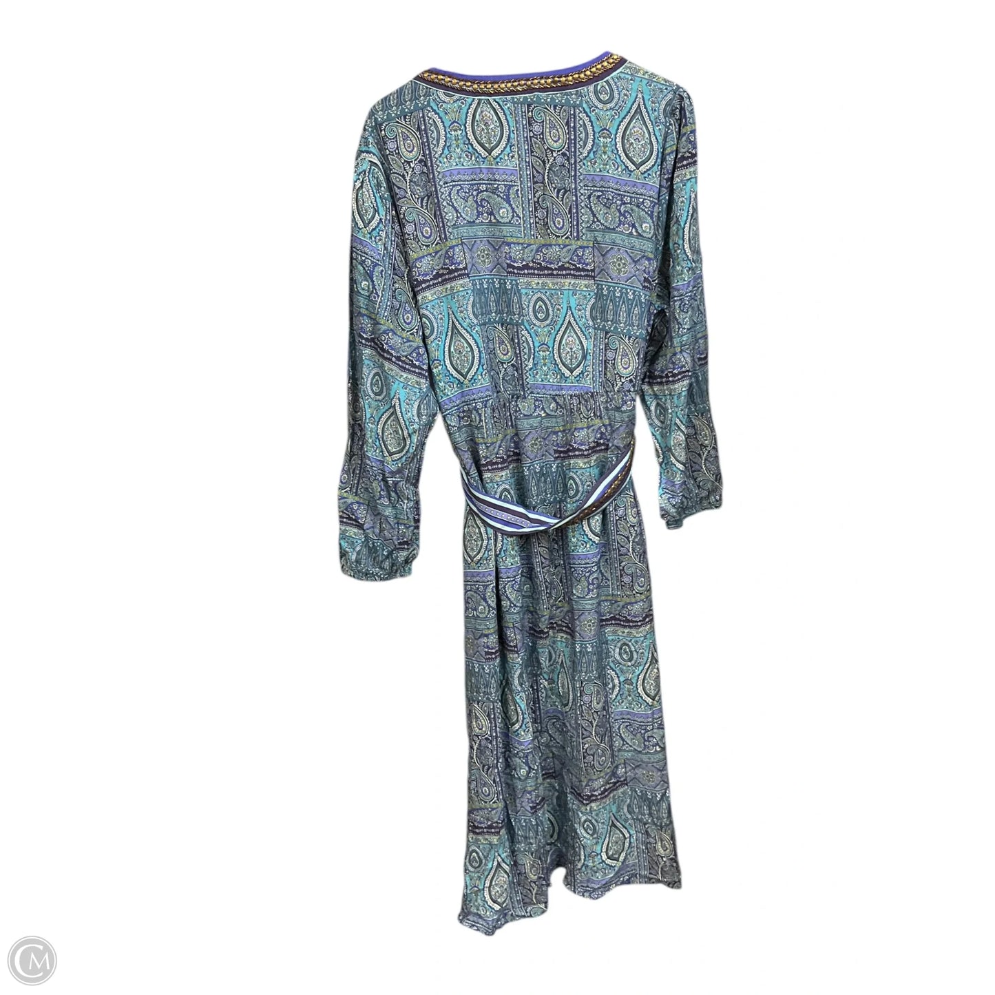 Dress Casual Maxi By Soft Surroundings In Blue & Green, Size: 1x