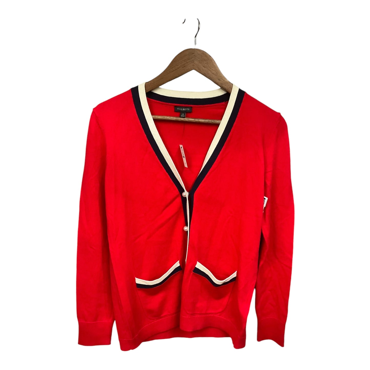 Cardigan By Talbots In Red, Size: Xs