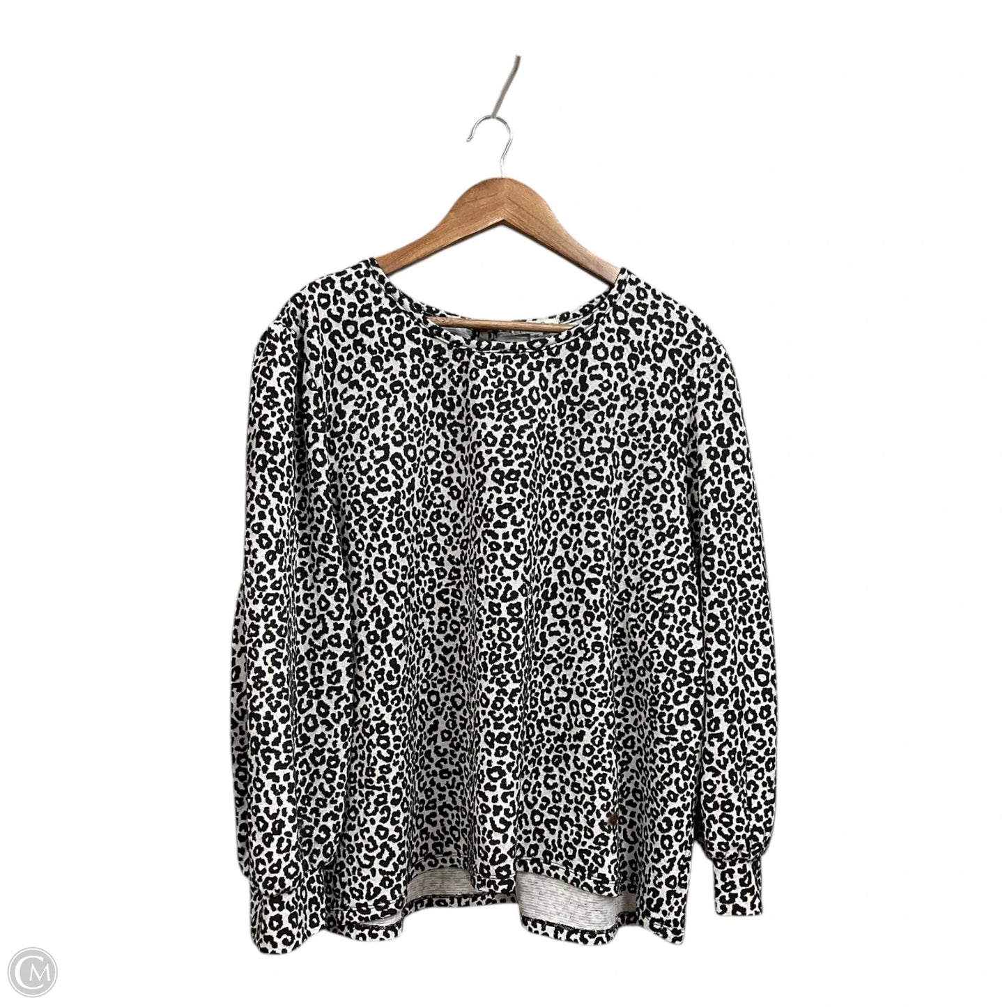 Top Long Sleeve By Ophelia Roe In Animal Print, Size: 3x