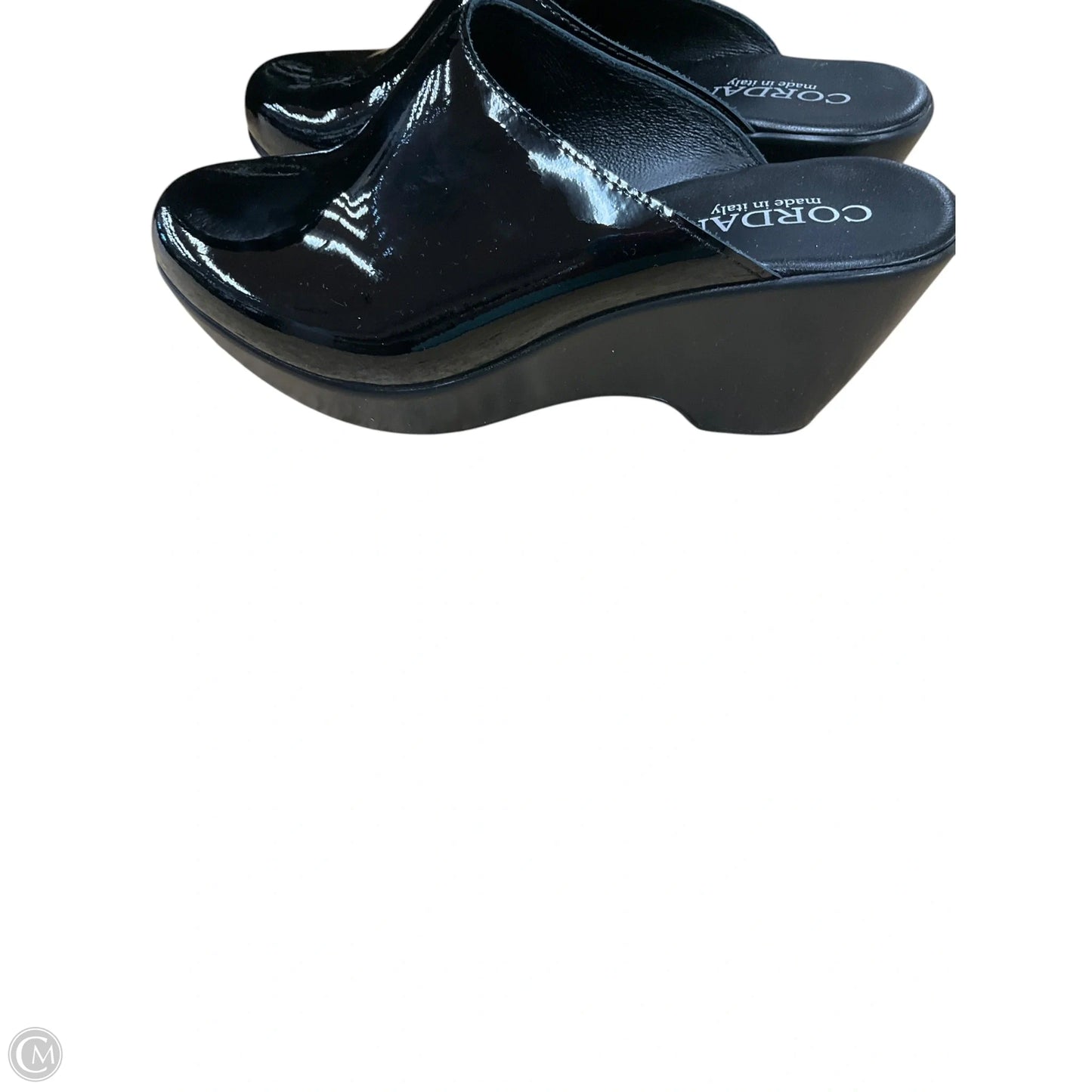 Shoes Heels Wedge By Clothes Mentor In Black, Size: 7.5