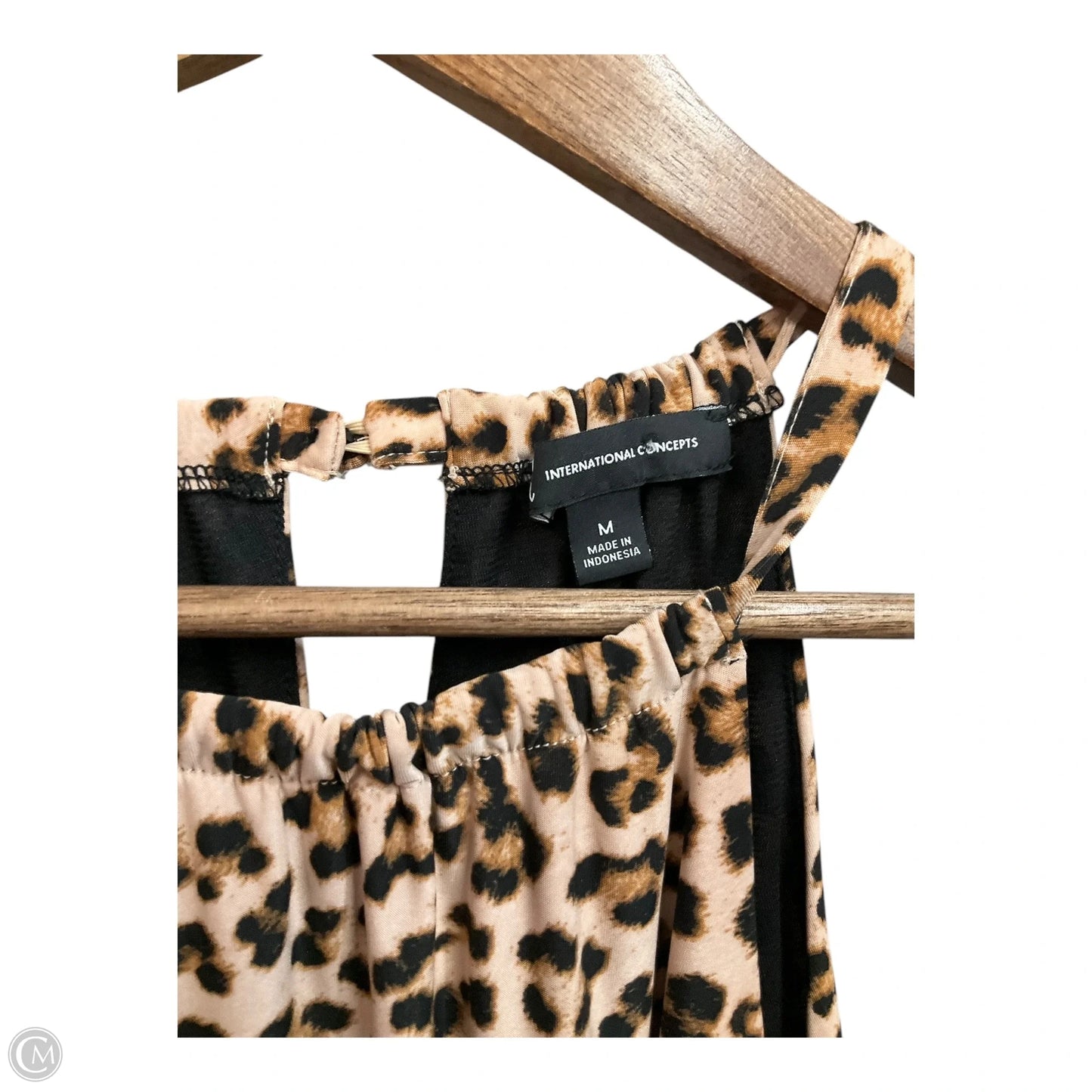 Top Sleeveless By Inc In Animal Print, Size: M