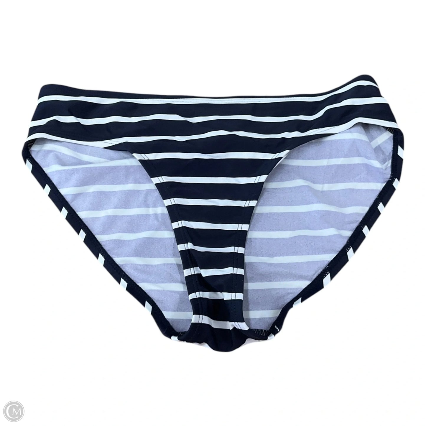 Swimsuit Bottom By Mimi Maternity In Blue & White, Size: M