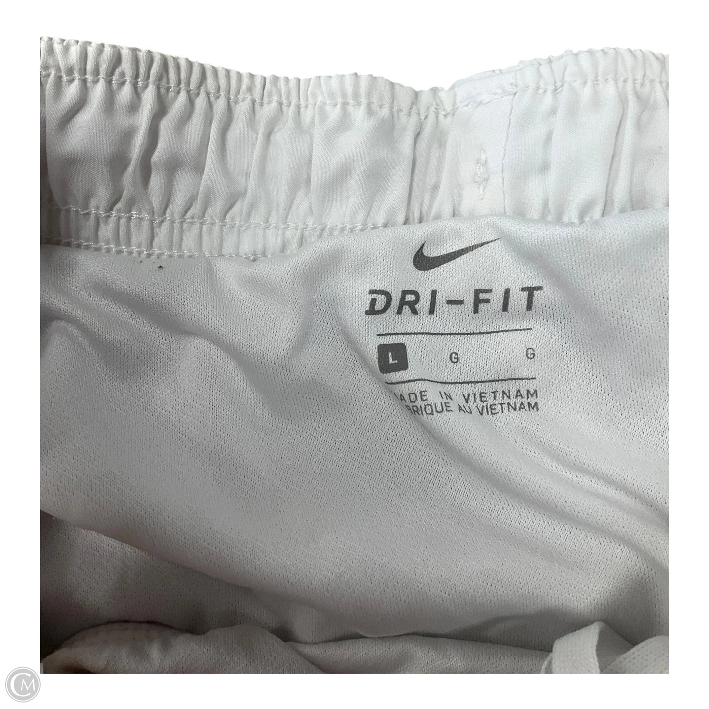 Athletic Shorts By Nike Apparel In White, Size: L