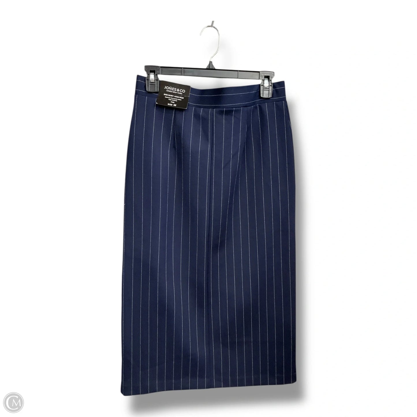 Skirt Maxi By Jones And Co In Blue & White, Size: M
