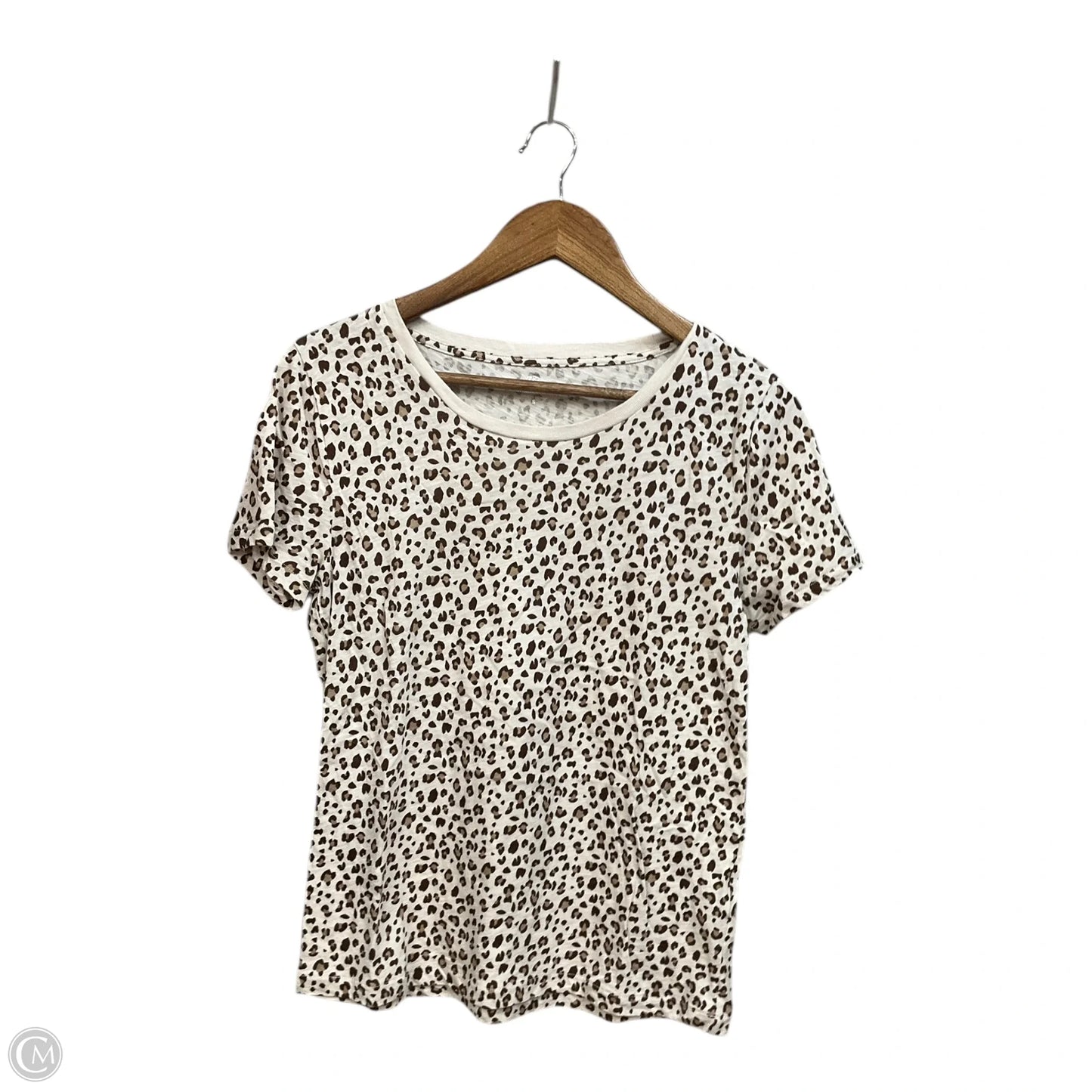 Top Short Sleeve By J. Crew In Animal Print, Size: S