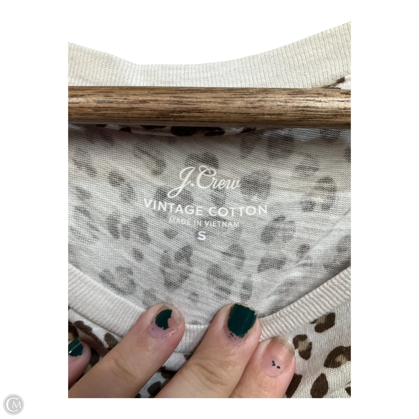 Top Short Sleeve By J. Crew In Animal Print, Size: S