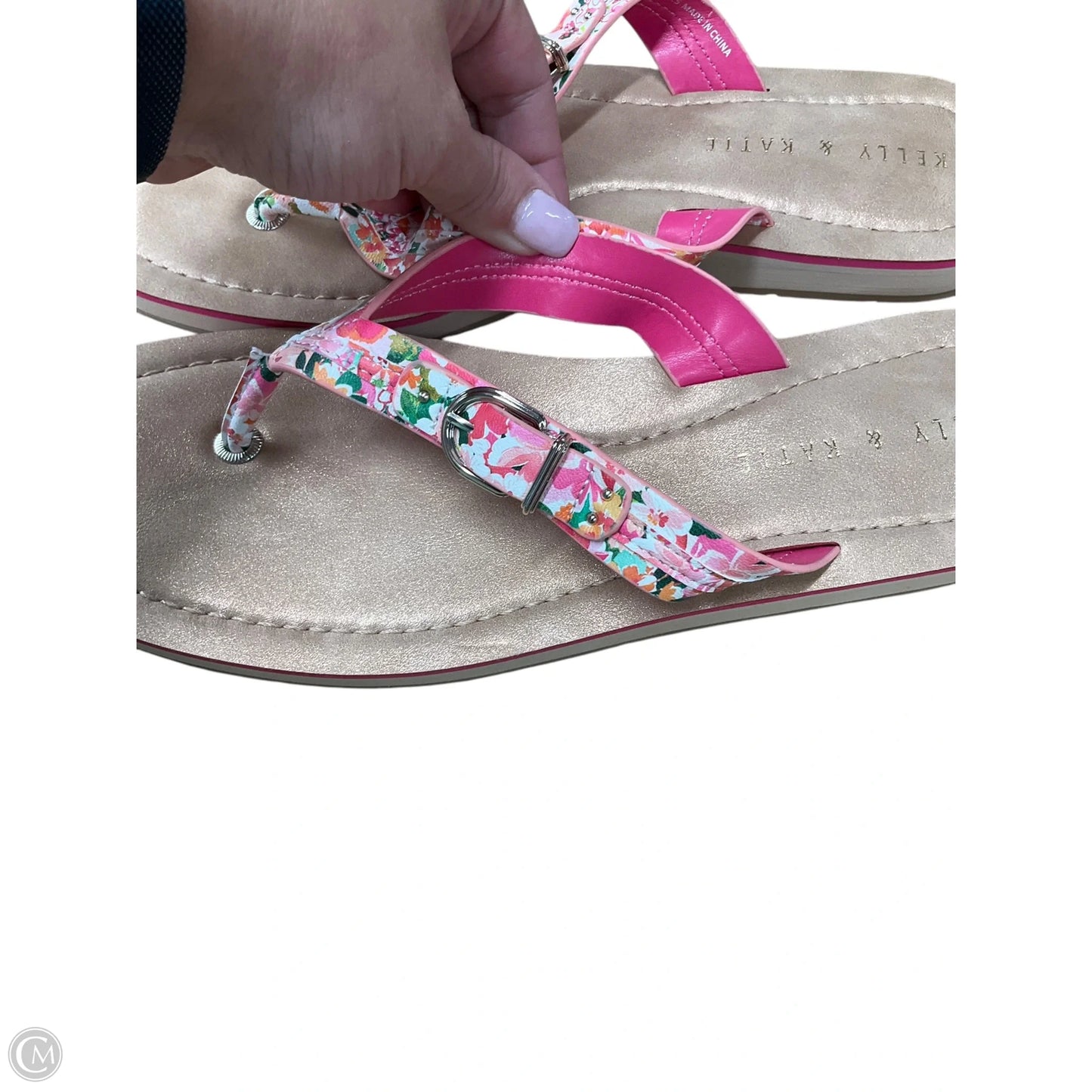 Sandals Flats By Kelly And Katie In Pink, Size: 8.5