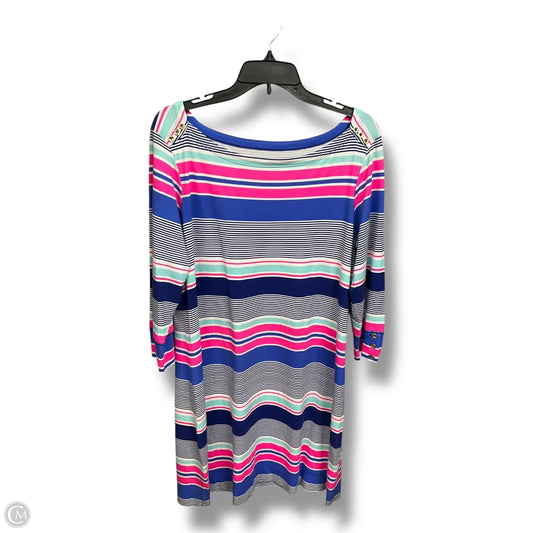 Dress Designer By Lilly Pulitzer In Striped Pattern, Size: Xl