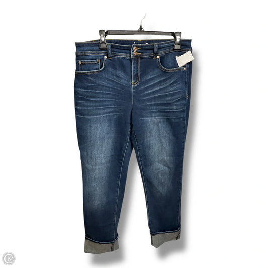 Jeans Straight By Inc In Blue Denim, Size: 10