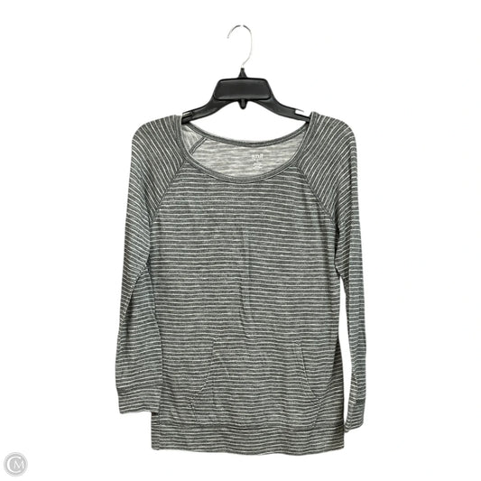 Top Long Sleeve By Ana In Striped Pattern, Size: S