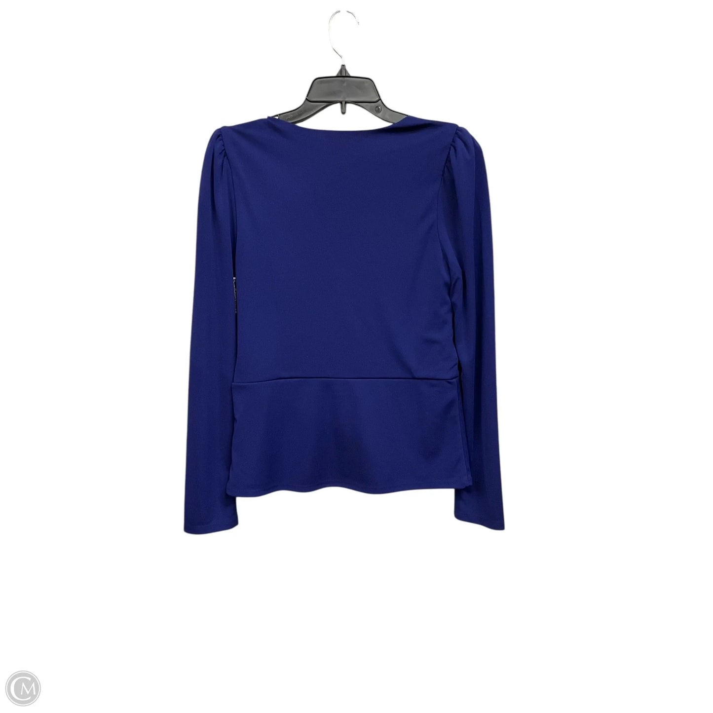 Top Long Sleeve By Inc In Blue, Size: M
