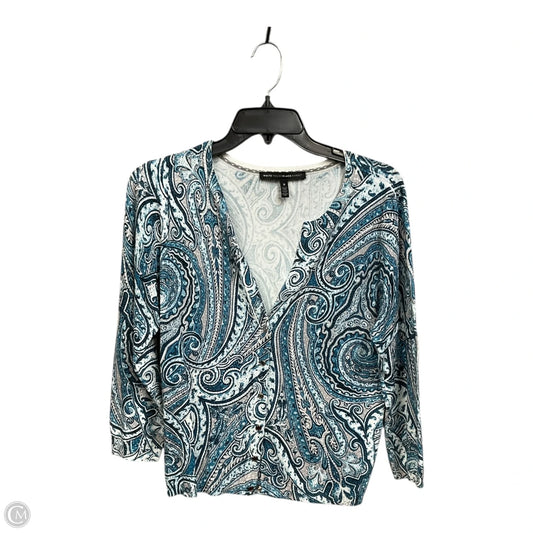 Cardigan By White House Black Market In Blue & Green, Size: M