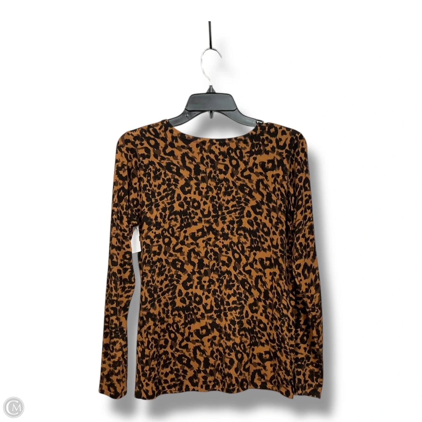 Top Long Sleeve By Premise In Animal Print, Size: Xs