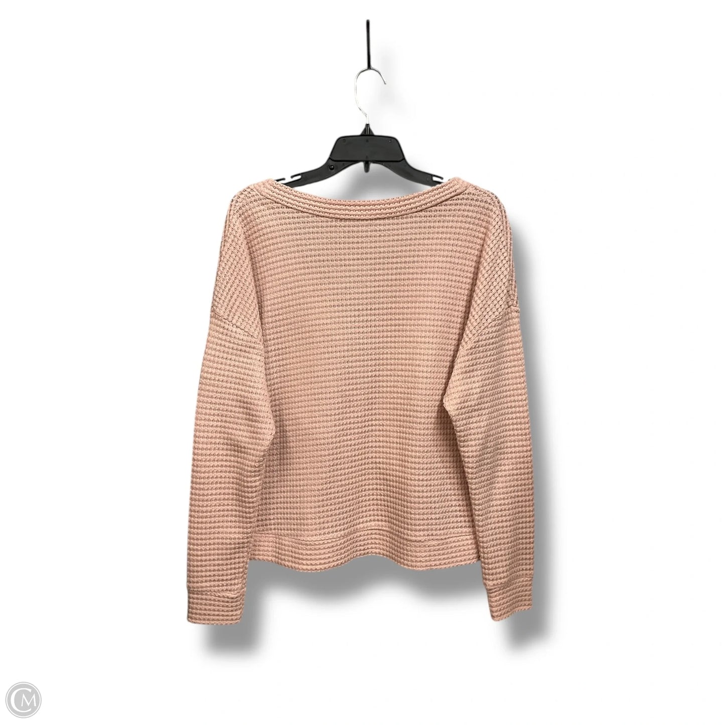 Top Long Sleeve By Double Zero In Pink, Size: S