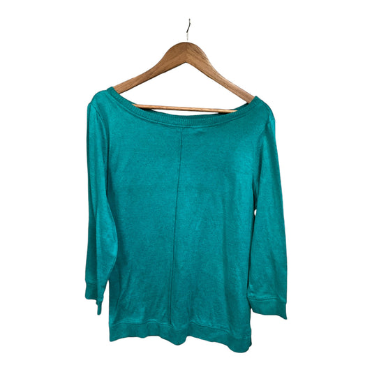 Top Long Sleeve By Clothes Mentor In Blue, Size: Lp