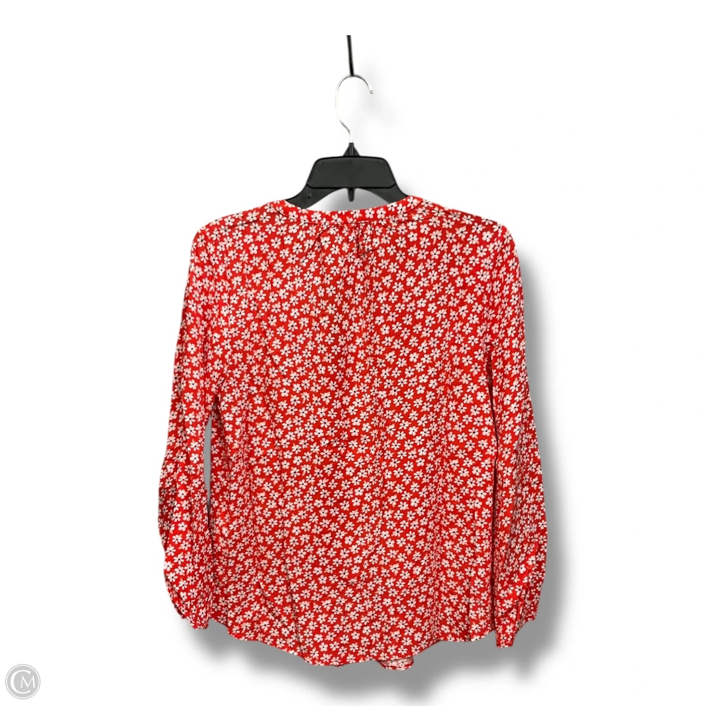 Top Long Sleeve By Old Navy In Red, Size: S