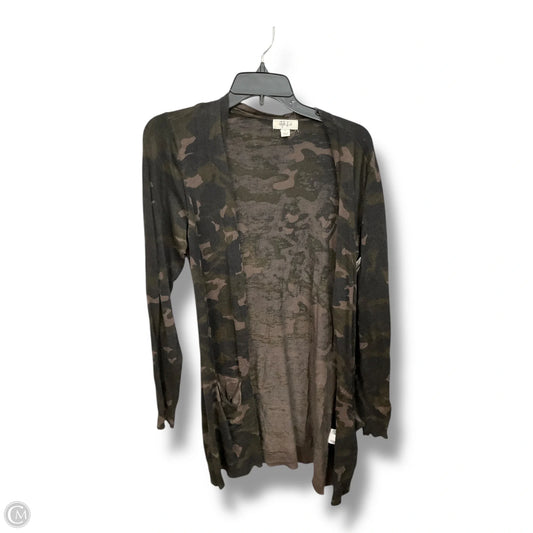 Cardigan By Style And Company In Camouflage Print, Size: M