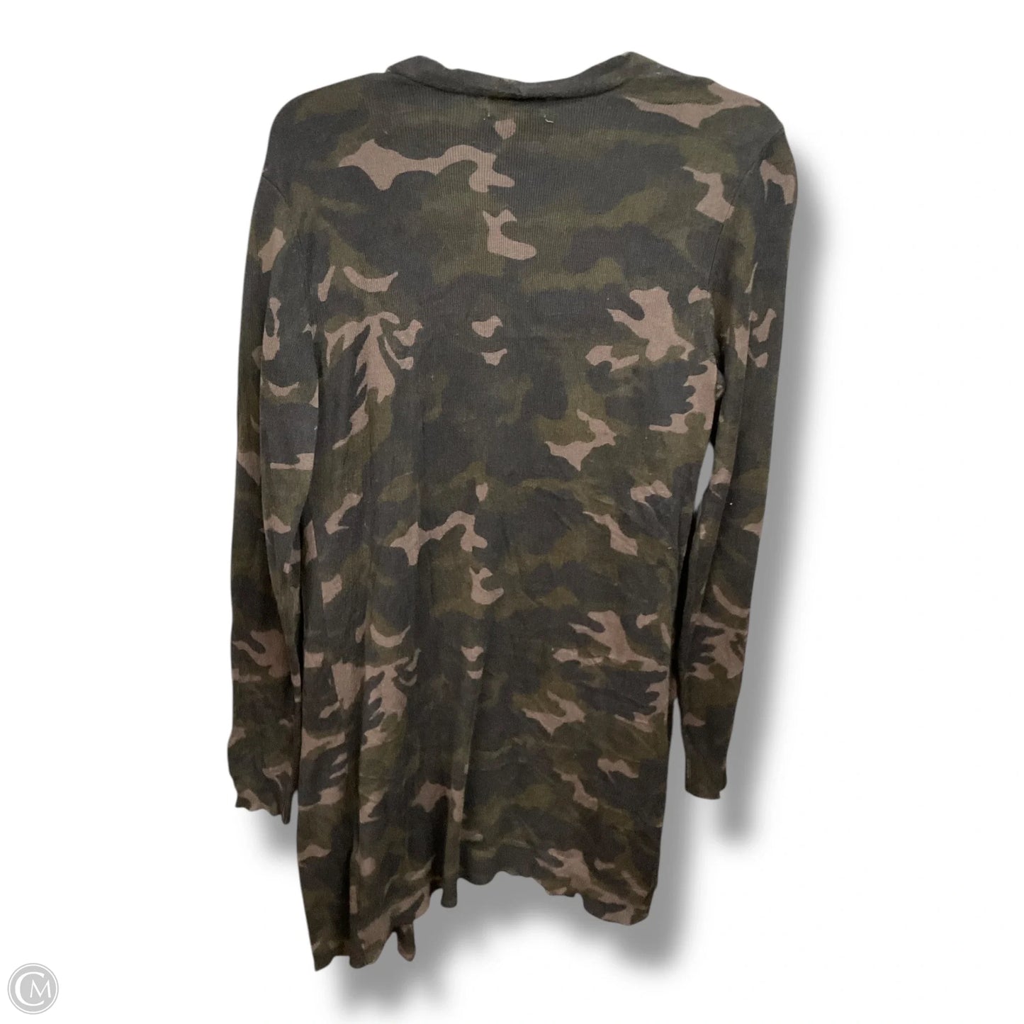 Cardigan By Style And Company In Camouflage Print, Size: M