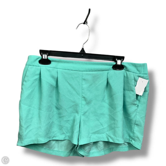 Shorts By Massimo Dutti In Green, Size: 12