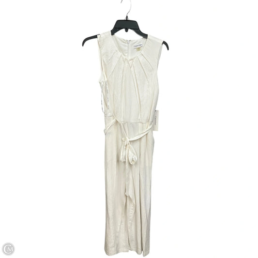 Jumpsuit By Calvin Klein Performance In White, Size: M