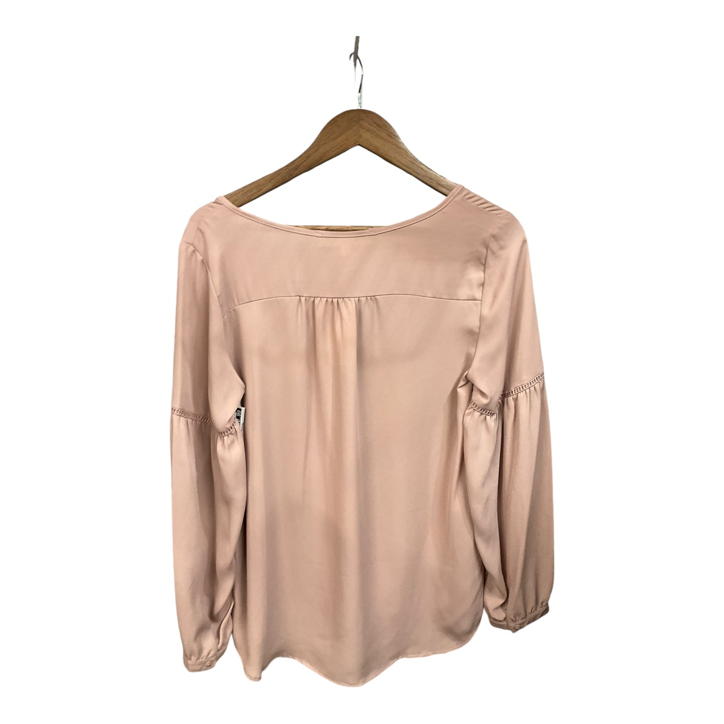 Top Long Sleeve By Pink Rose In Pink, Size: L