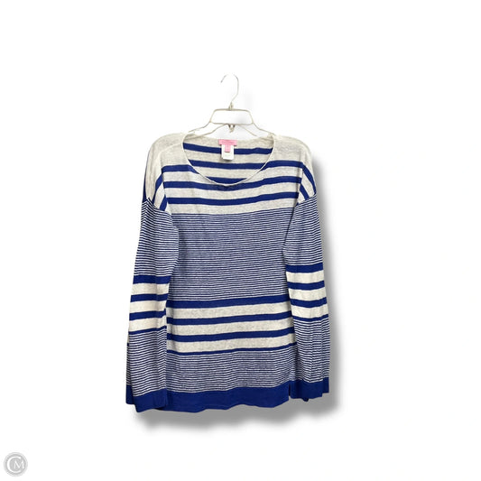 Top Long Sleeve Designer By Lilly Pulitzer In Striped Pattern, Size: Xl