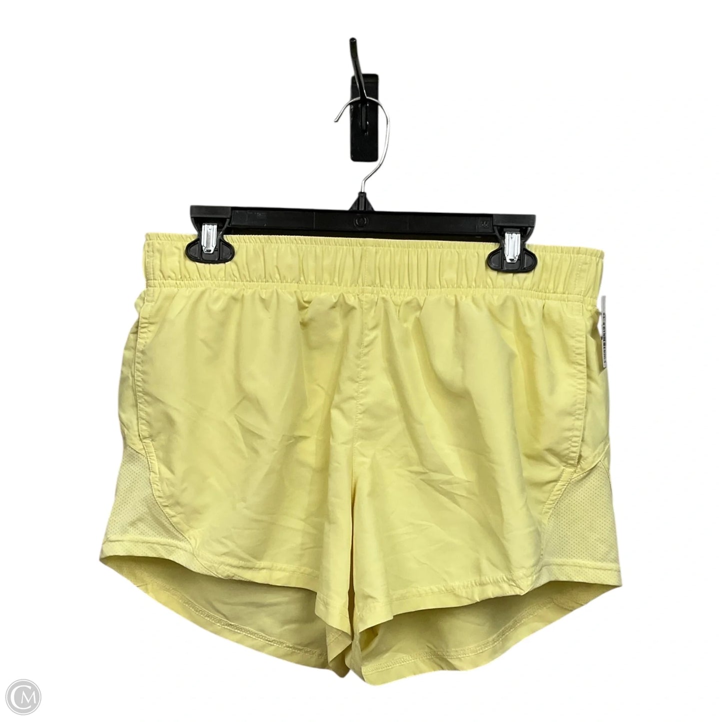Athletic Shorts By Athletic Works In Yellow, Size: M