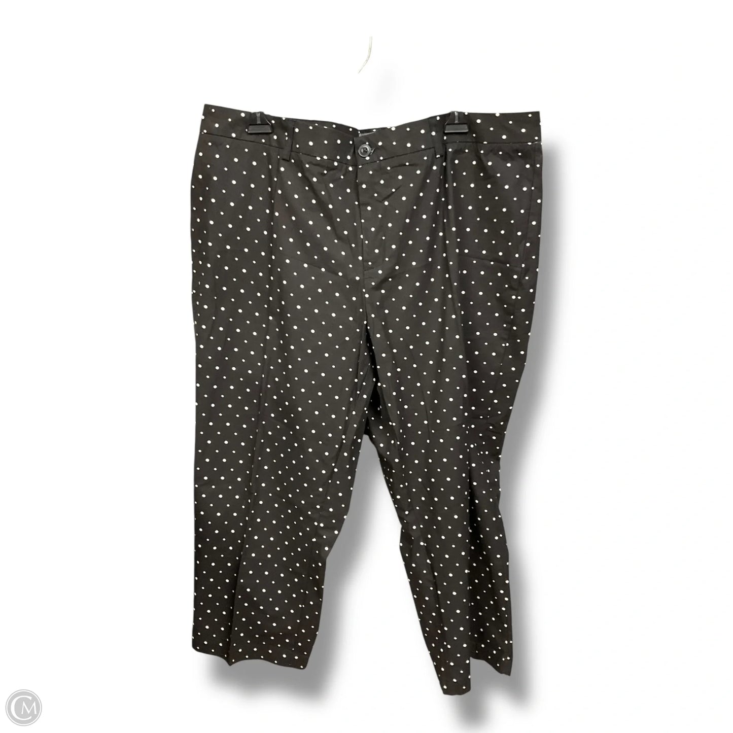 Capris By Jessica London In Polkadot Pattern, Size: 16