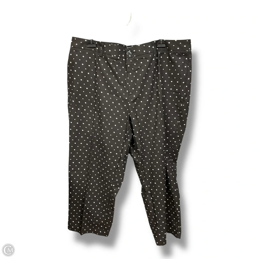Capris By Jessica London In Polkadot Pattern, Size: 16