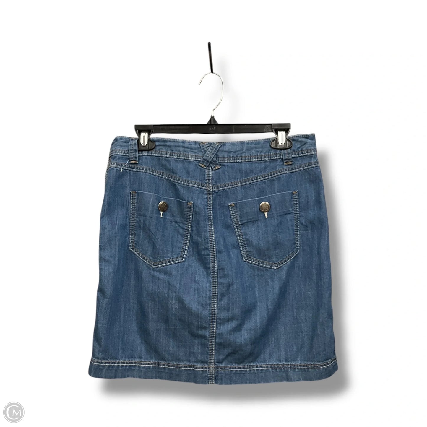 Skort By Christopher And Banks In Blue Denim, Size: 6
