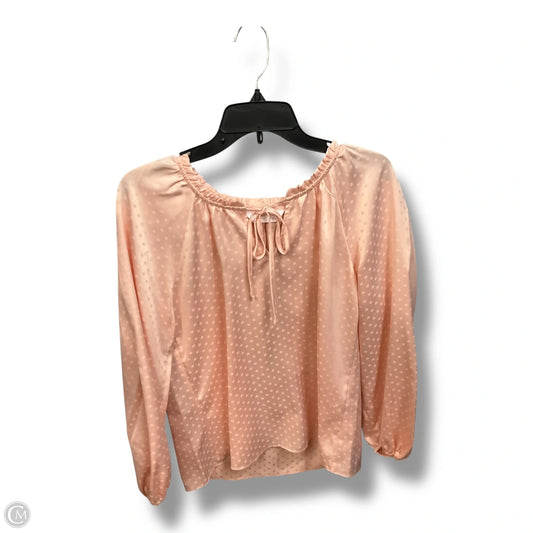 Top Long Sleeve By Lc Lauren Conrad In Pink, Size: S