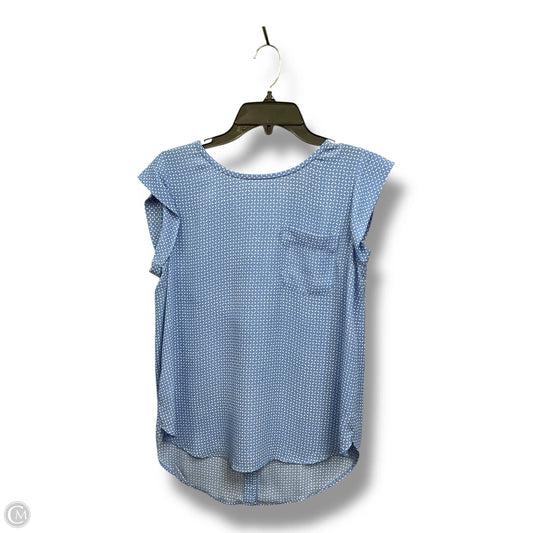Top Sleeveless By Loft In Blue, Size: S