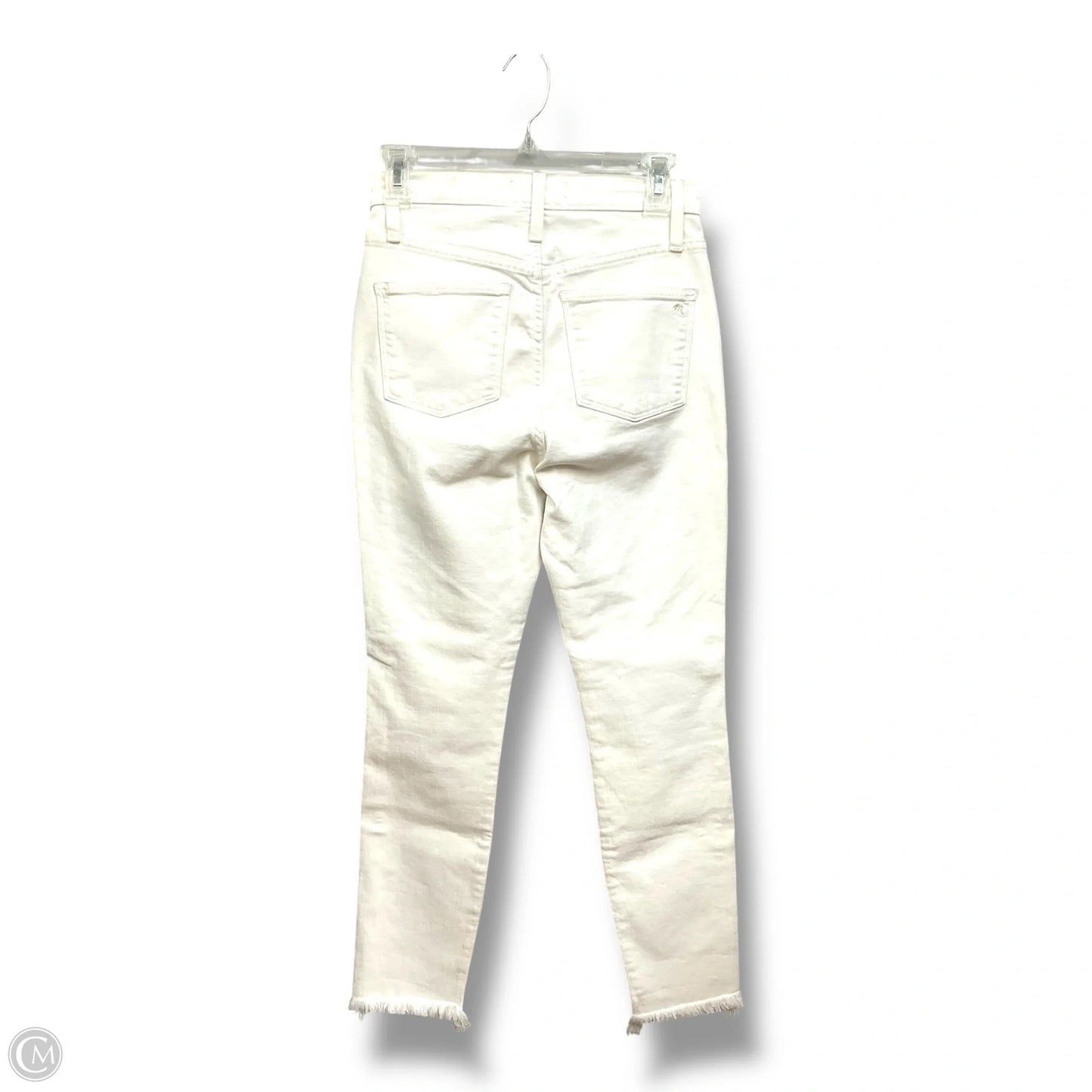 Jeans Skinny By Madewell In White, Size: 2