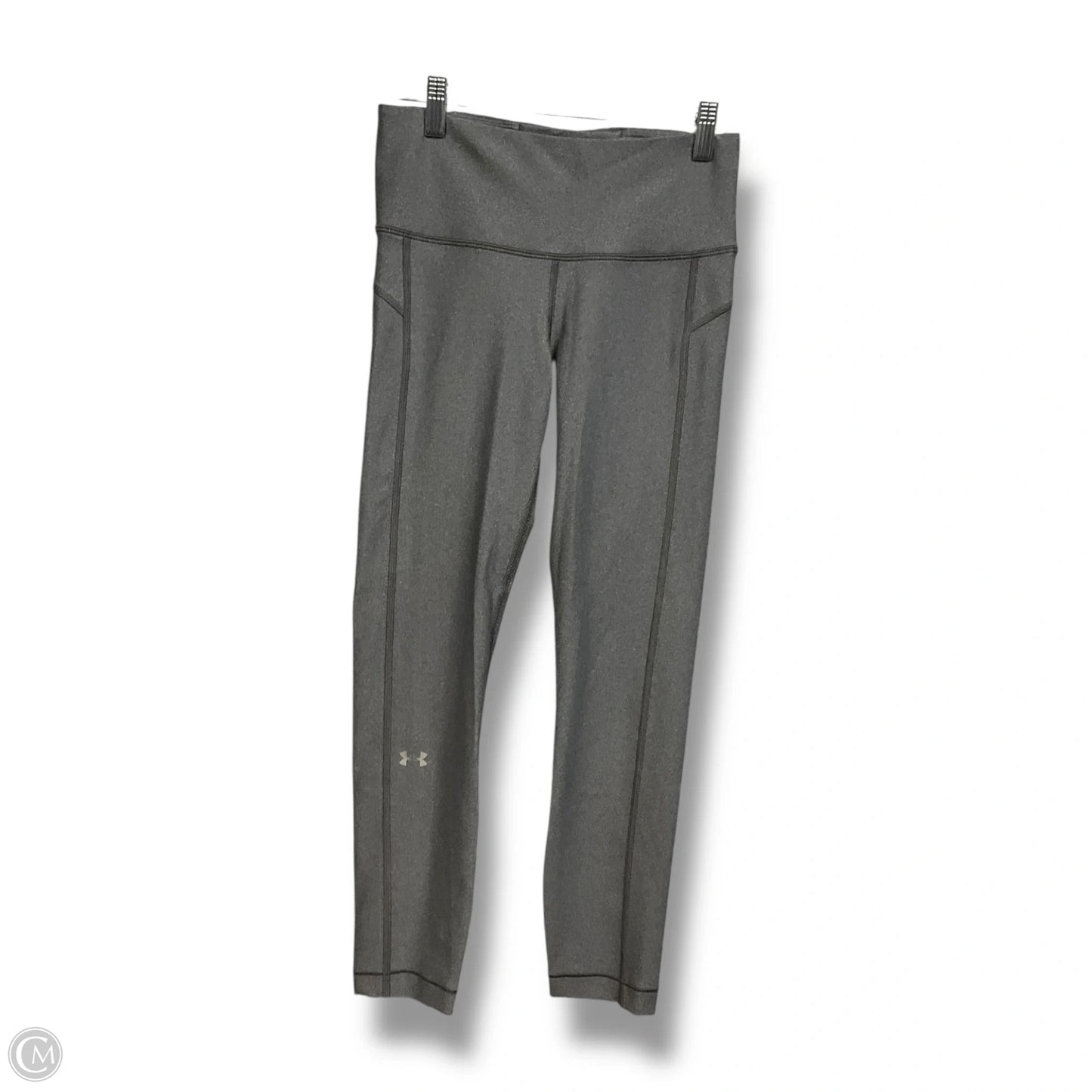 Athletic Leggings By Under Armour In Grey, Size: S