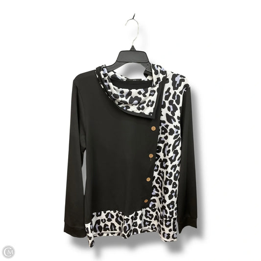 Top Long Sleeve By Clothes Mentor In Animal Print, Size: Xl