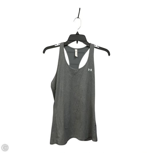 Athletic Tank Top By Under Armour In Grey, Size: M