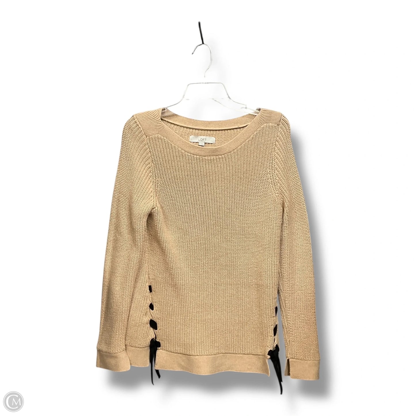 Sweater By Loft In Tan, Size: M