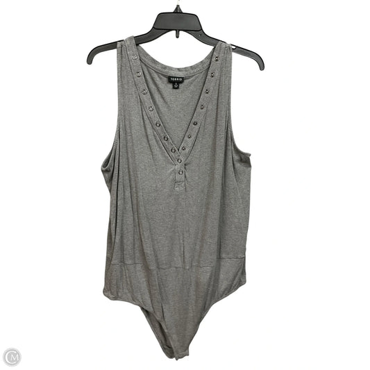 Bodysuit By Torrid In Grey, Size: 3x