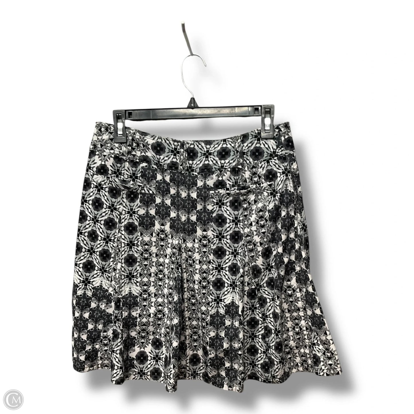 Athletic Skort By Athleta In Black & Grey, Size: S