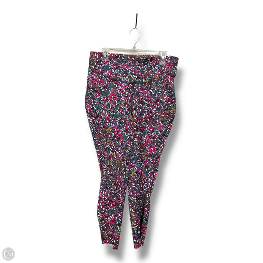 Athletic Leggings By Lululemon In Multi-colored, Size: Xl