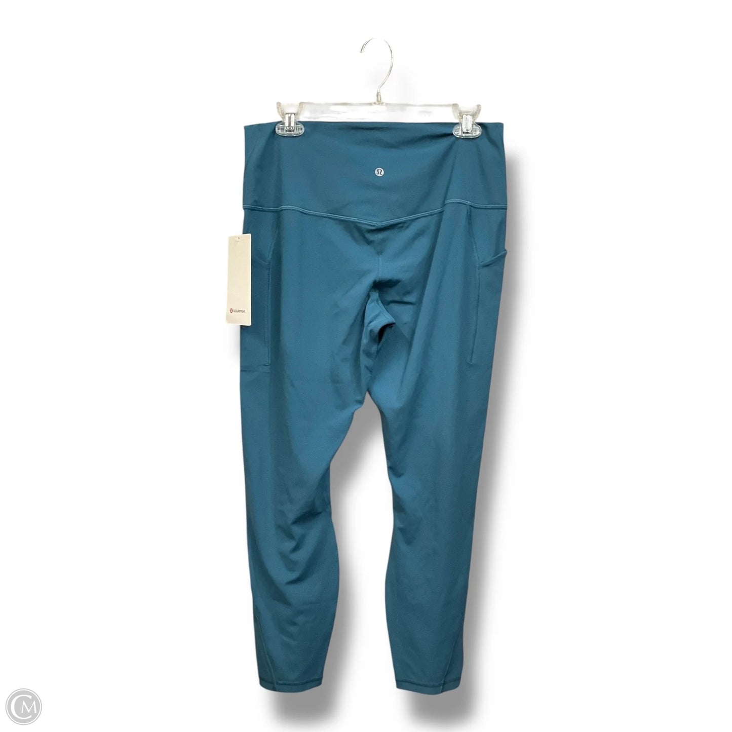 Athletic Leggings By Lululemon In Teal, Size: Xl