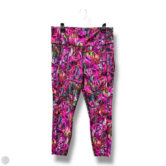 Athletic Leggings By Lululemon In Multi-colored, Size: Xl