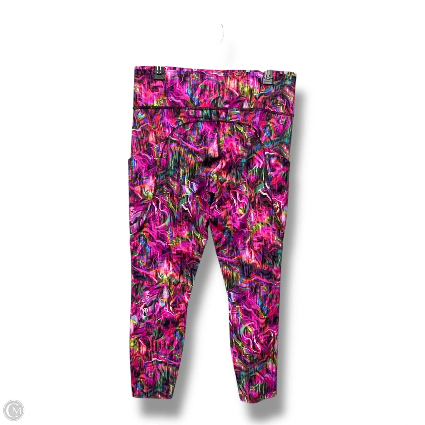 Athletic Leggings By Lululemon In Multi-colored, Size: Xl