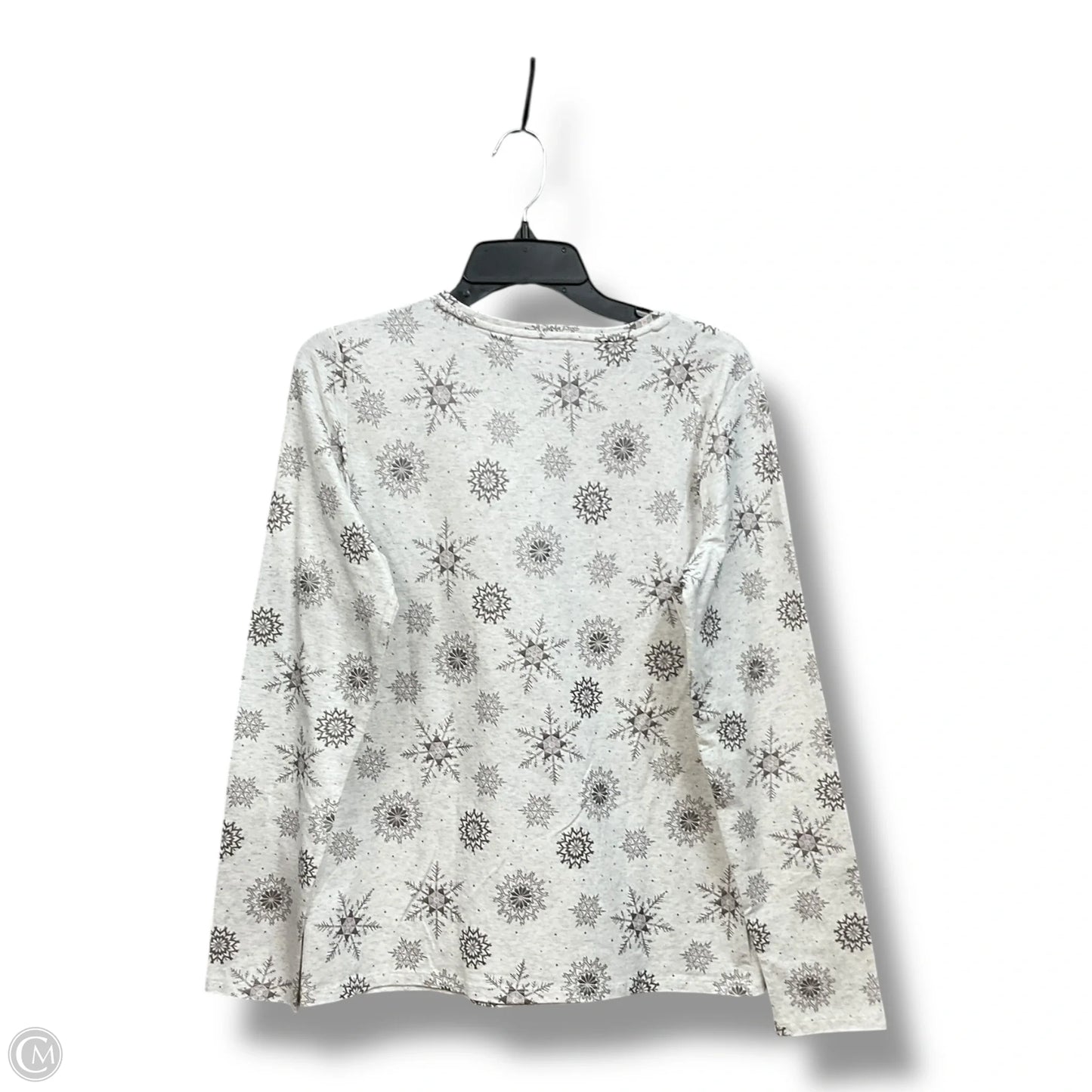 Top Long Sleeve By Talbots In Grey, Size: M