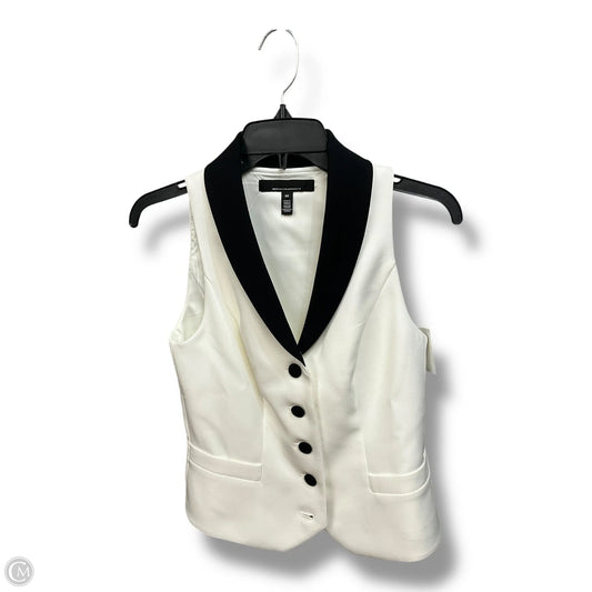 Vest Other By White House Black Market In Black & White, Size: Xs
