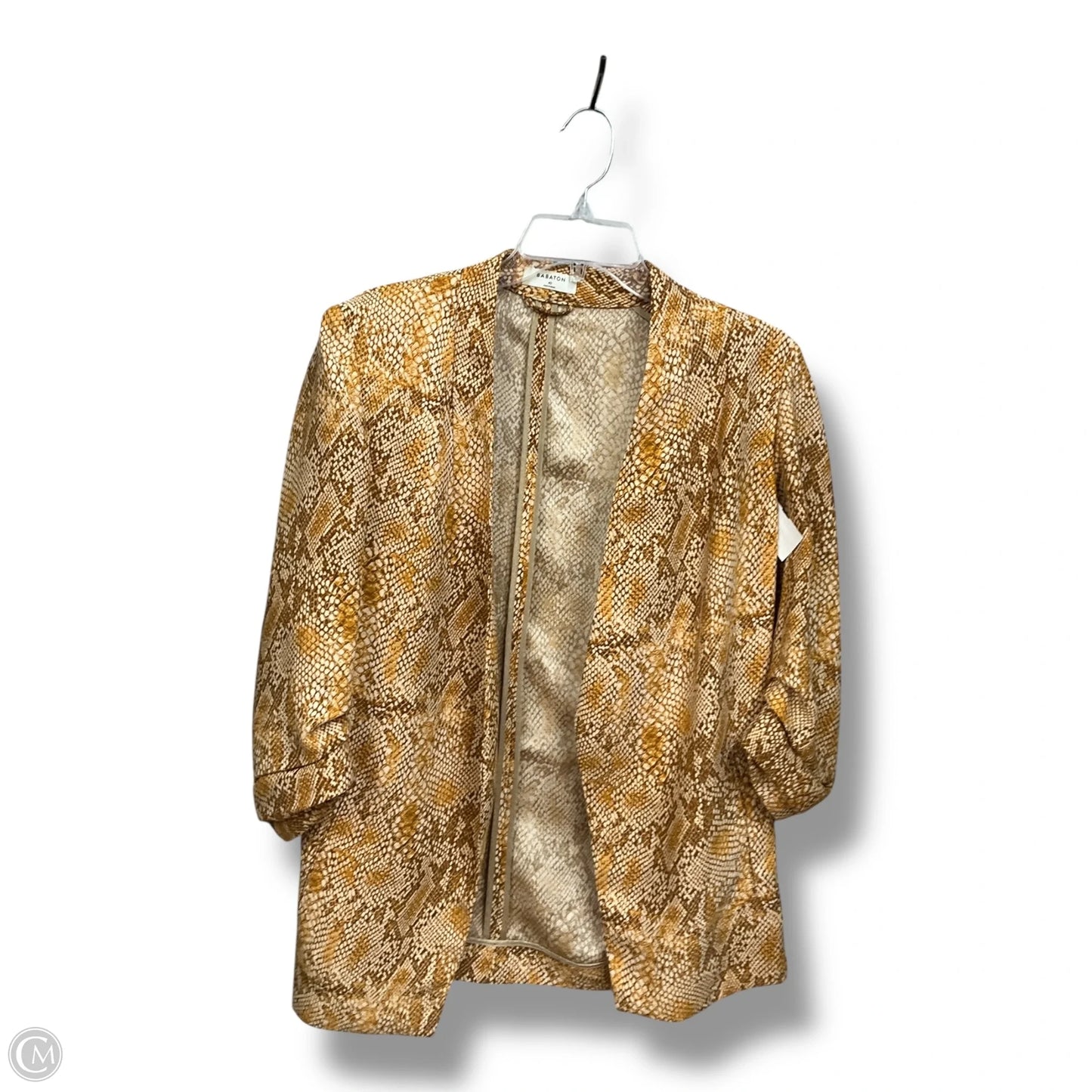 Blazer By Babaton In Snakeskin Print, Size: M