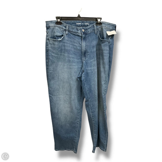 Jeans Wide Leg By Old Navy In Blue Denim, Size: 18